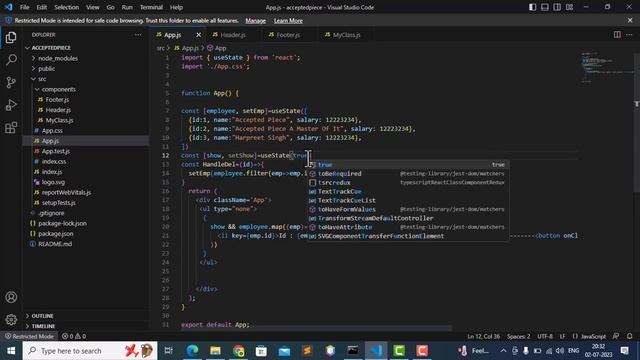Conditional Templates in react with exmaple смотреть онлайн