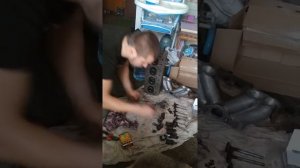 Ремонт  головки УАЗа 402 Притирка клапанов в домашних условиях часть1