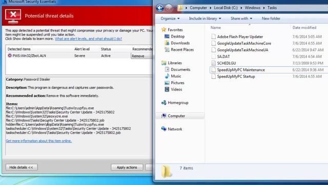 How do I remove PWS:Win32/Zbot.ALN?(PWS:Win32/Zbot virus removal guide) смотреть онлайн