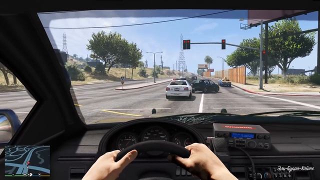 Все дороги перекрыты! ОГРОМНАЯ ПОЛИЦЕЙСКАЯ ПОГОНЯ! - GTA 5 Игра за Полицейского (Моды ГТА 5) смотреть онлайн