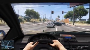 Все дороги перекрыты! ОГРОМНАЯ ПОЛИЦЕЙСКАЯ ПОГОНЯ! - GTA 5 Игра за Полицейского (Моды ГТА 5)