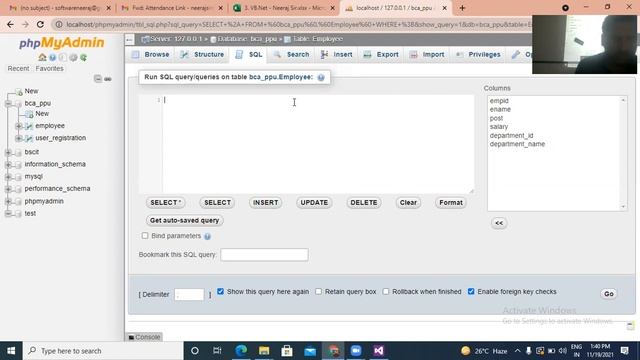 PHP WORKSHOP(MYSQL-SELECT,UPDATE & DELETE)FOR BCA 2ND YEAR,19-11-21 смотреть онлайн
