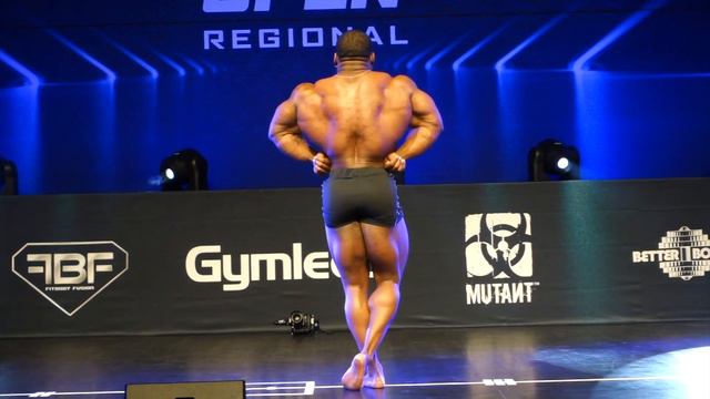 Keone Pearson NPC Sweden Guest Posing.