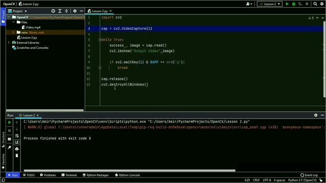 Know and Learn|| To Read, Display and Save MP4 Video From Webcam or File|| Using OpenCV Python смотреть онлайн