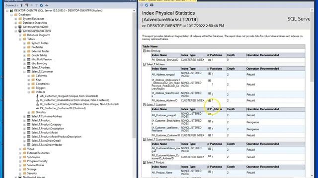 042 Creating Indexes In SQL Server смотреть онлайн