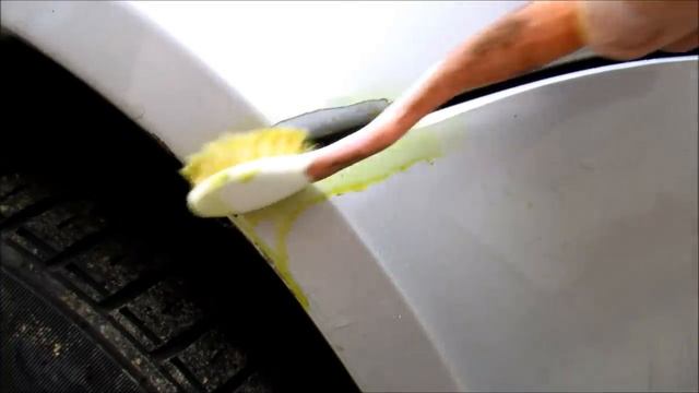 Что стало через 1,5 месяца со ржавчиной на авто. Соляная кислота. смотреть онлайн