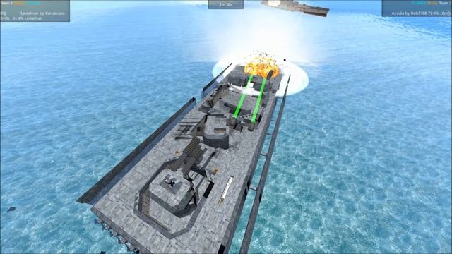 From The Depths Tournament Battleship Brawl S3E184 Acedia vs Leviathan смотреть онлайн