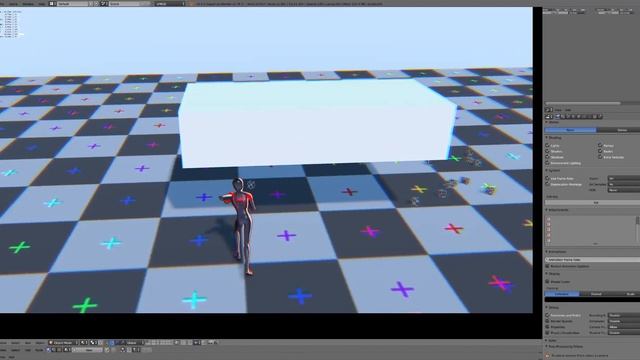 Simple parkour test - Blender Game Engine (UPBGE) смотреть онлайн