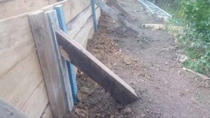 Опалубка для фундамента на небольшом уклоне своими руками