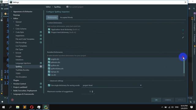 How to Enable & Disable spell check in pycharm смотреть онлайн