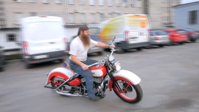 Motorcycle Harley-Davidson WLA-42. Мотоциклы от Ретроцикла. смотреть онлайн