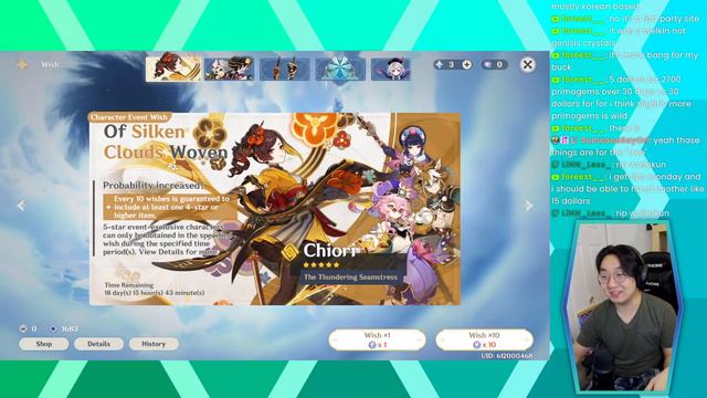 🌠WHO'S BETTER: ARLECCHINO OR CHIORI??🔴Genshin Impact 4.5 Wish Stream!! смотреть онлайн