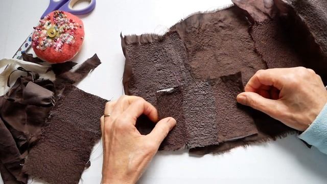 embellish, then add free machine embroidery... смотреть онлайн