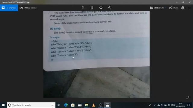 date and time functions in PHP смотреть онлайн