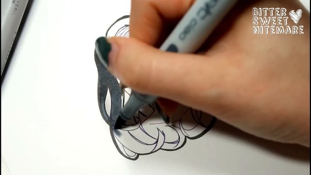 How to: Copic Marker Hair Tutorial [Anime/Manga style] смотреть онлайн