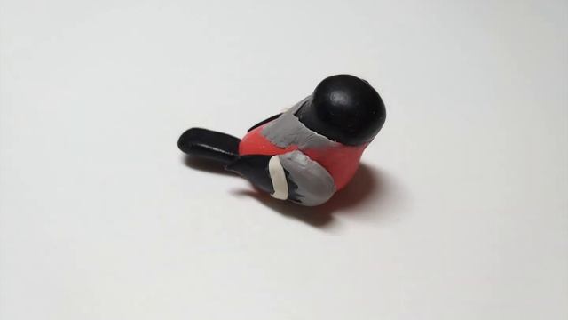 ❄ Снегирь из пластилина, полимерной глины или мастики (Modelling Clay Bullfinch) смотреть онлайн