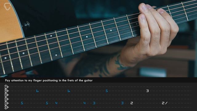 Lund - Broken (Acoustic guitar tabs - Perfect for begginers) смотреть онлайн