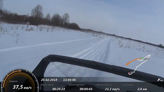 -18гр.С аэролодка Дракон 350 21S покатушки по окрестностям (есть нецензурные выражения 18+) смотреть онлайн