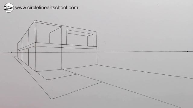 Draw a Modern House using 2-Point Perspective Pen Drawing смотреть онлайн