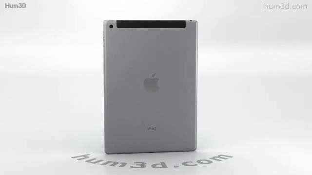 Apple iPad 9.7-inch Cellular Space Gray 3D model by Hum3D.com смотреть онлайн