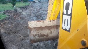 Jcb cx 3 - eco , планировка планировочным ковшом , нюансы!!