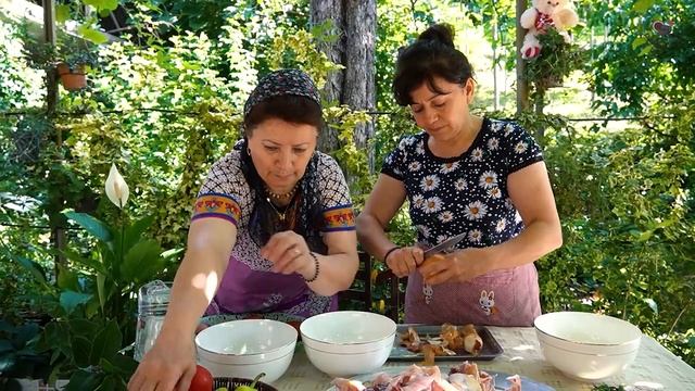 Очень сочная Курица С Овощами Азербайджанская Кухня Деревенская Кухня Рецепты смотреть онлайн