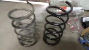 Замена задних пружин Шевроле Лачетти