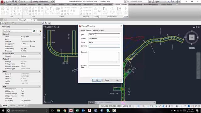 Promine AutoCAD Tip of the Week: Using DWGPROPS to add Comments and Properties смотреть онлайн