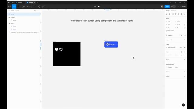Learn how to create Icon button with variants in figma смотреть онлайн