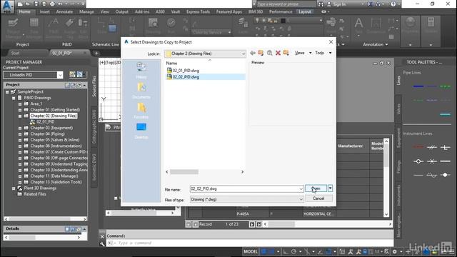 013 Importing an existing P&ID file to the project смотреть онлайн