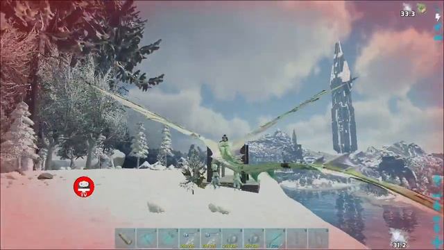 ARK: Add Managarmr | Alpha Fire Wyvern to Crystal Isles | Trap Testing смотреть онлайн