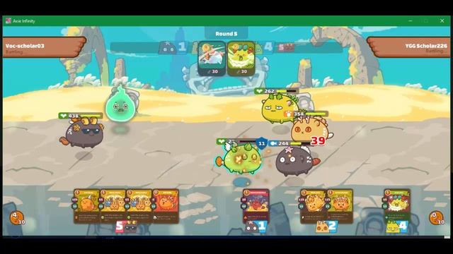 1 vs 3 ? - Axie Infinity PvP Arena Battle Gameplay (scholar) смотреть онлайн