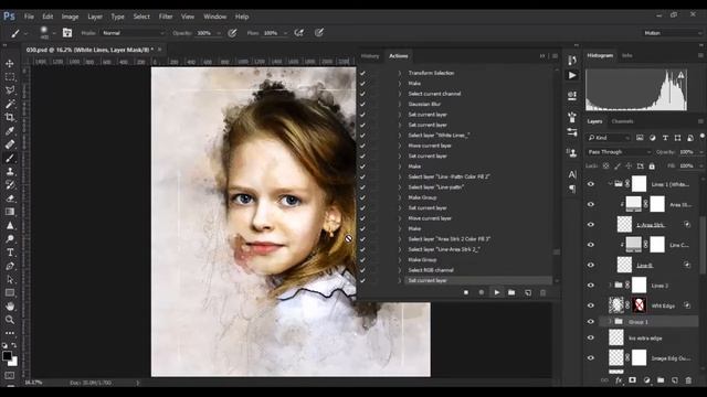Watercolor Mixed Artistic Photoshop - by Graycells - graphic смотреть онлайн