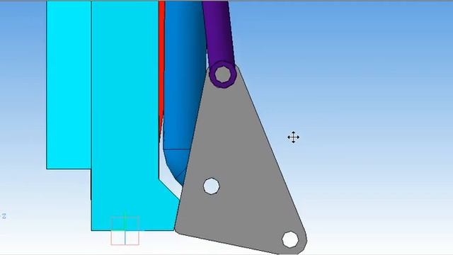 Модель 3д и чертежи погрузчика на заднюю навеску