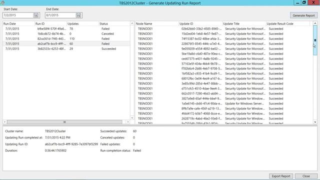 How to configure and use Windows Cluster Aware Updating Role Part 2 смотреть онлайн