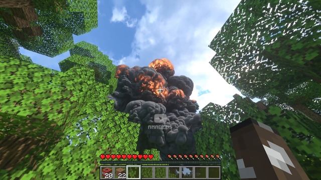 Ultra Realistic Minecraft Explosion смотреть онлайн
