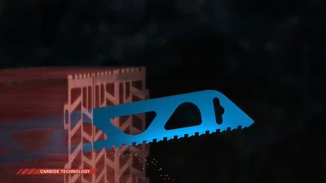 Рязане на тухлени блокове с Expert  Hollow Brick  S 2243 HM Reciprocating Saw Blades