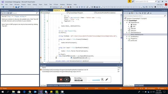 [.NET Core] Comparison between Protocol buffer vs Newtonsoft.Json смотреть онлайн