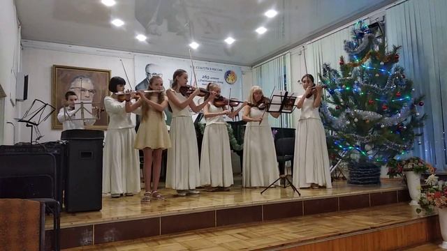 Шнитке "Полька" , скрипка и флейта смотреть онлайн