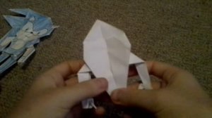 How to make a origami Sonic