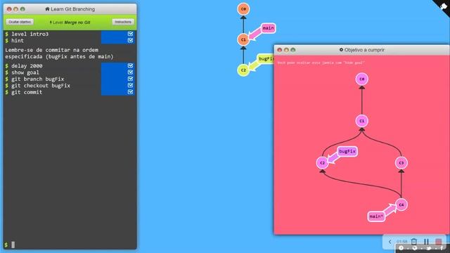 02 - (Merge no Git) Learn Git Branching смотреть онлайн