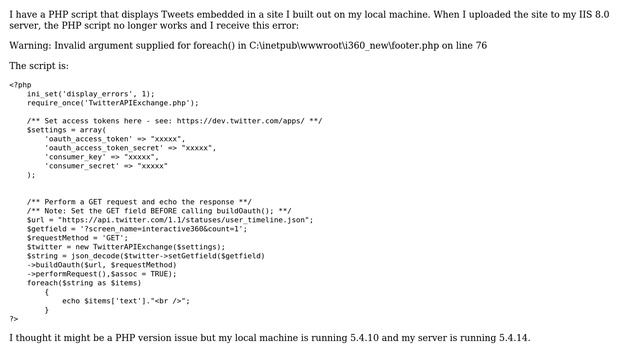 DevOps & SysAdmins: PHP script works on local MAMP server but not IIS 8 server (3 Solutions!!) смотреть онлайн