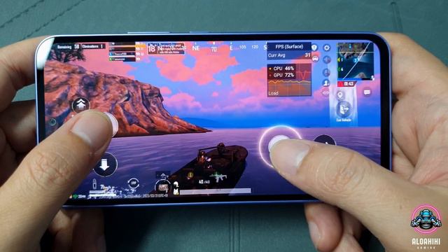 Test game PUBG Mobile on Samsung Galaxy A54 смотреть онлайн