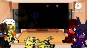 FNaF 1 react to Afton Family Song Remix//Gacha Club//Reaction #10