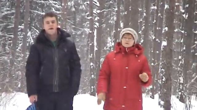 В лесу зимой. Телеши. Смоленск. смотреть онлайн