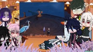 ??Hashira's React To Genshin Impact Twins||P3||☀️?