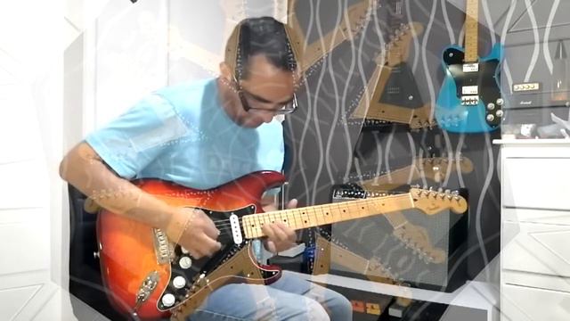 Playing blues in Bm with my Fender player strat смотреть онлайн