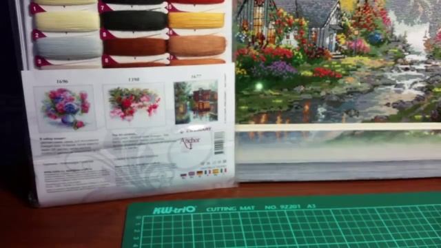 144 #Оформленная вышивка/Подарки?/Пополнение хомячьей норки ? /Обзор нового набора от Риолис/ смотреть онлайн