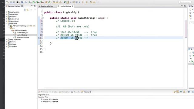0015 Java Logical Operators In Java In Hindi:Urdu 2018 смотреть онлайн