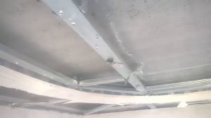 Гипсокартон на потолке.Демонтаж.